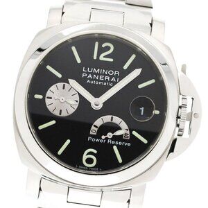 PANERAI Luminor Power reserve date black Dial Automatic Men's